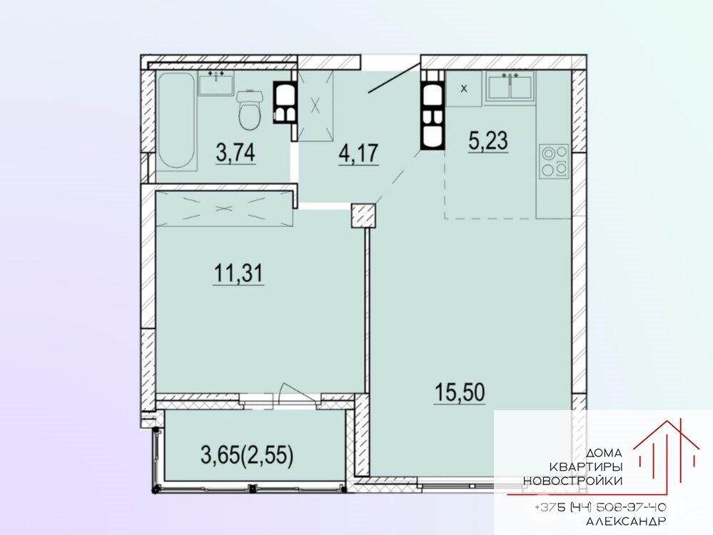 Продажа 2-комнатной квартиры в Минске, ул. Разинская, д. 5, 62900 USD, код: 977120 - фото 3