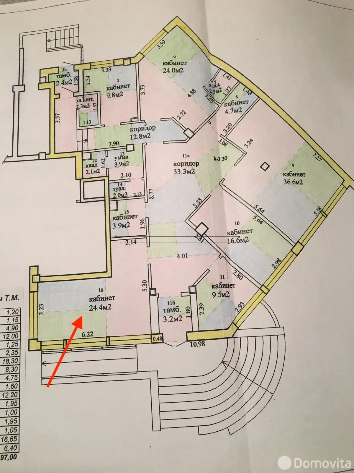 Цена аренды офиса, Минск, ул. Владислава Сырокомли, д. 38