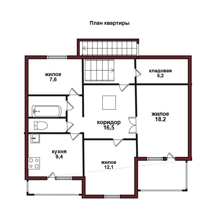 квартира, Коледино, , стоимость продажи 145 890 р.