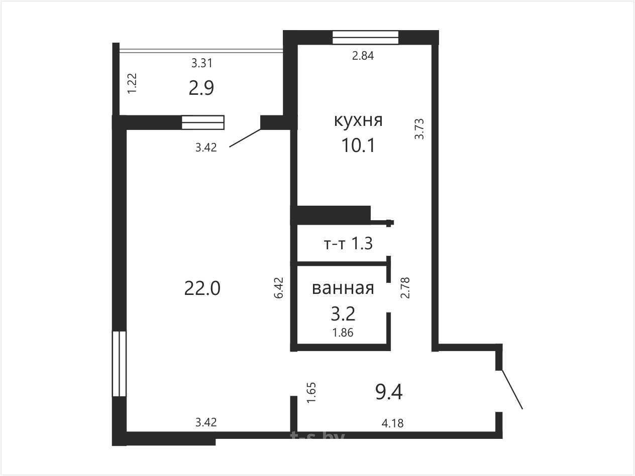 купить квартиру, Сеница, ул. Янки Купалы, д. 5/А