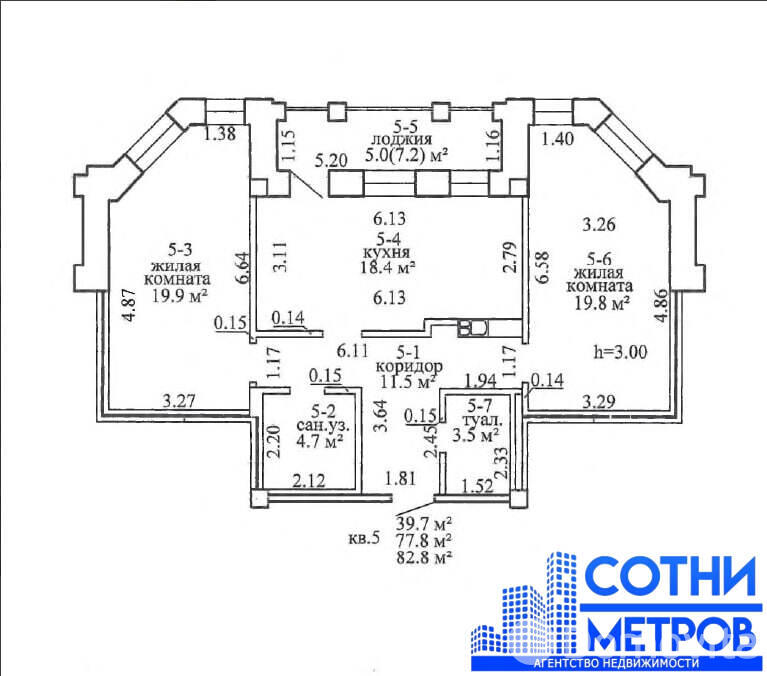 Продажа 2-комнатной квартиры в Витебске, пр-т Черняховского, д. 31/3, 70380 USD, код: 1062657 - фото 2