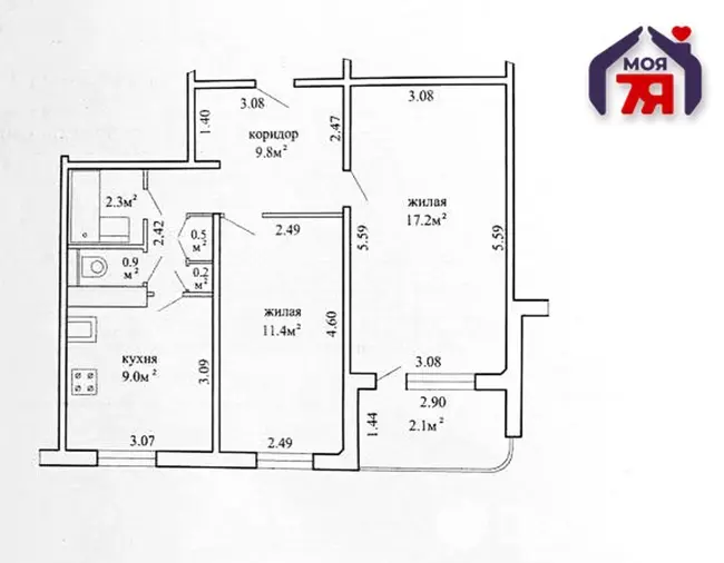 Снять 2-комнатную квартиру в Минске, ул. Громова, д. 34, 350USD, код 147784 - фото 30