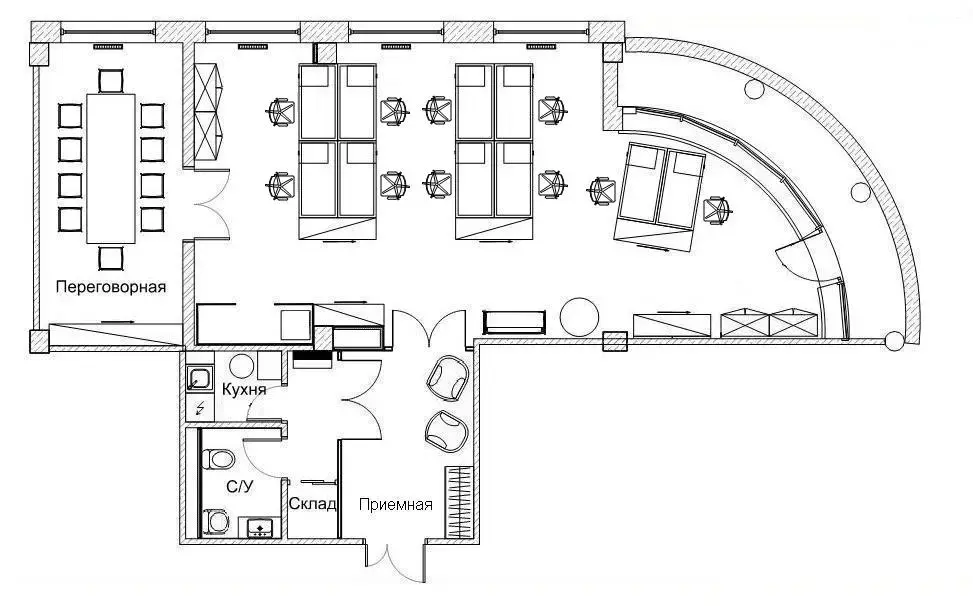 Аренда офиса на ул. Немига, д. 40 в Минске, 1666EUR, код 17272 - фото 21