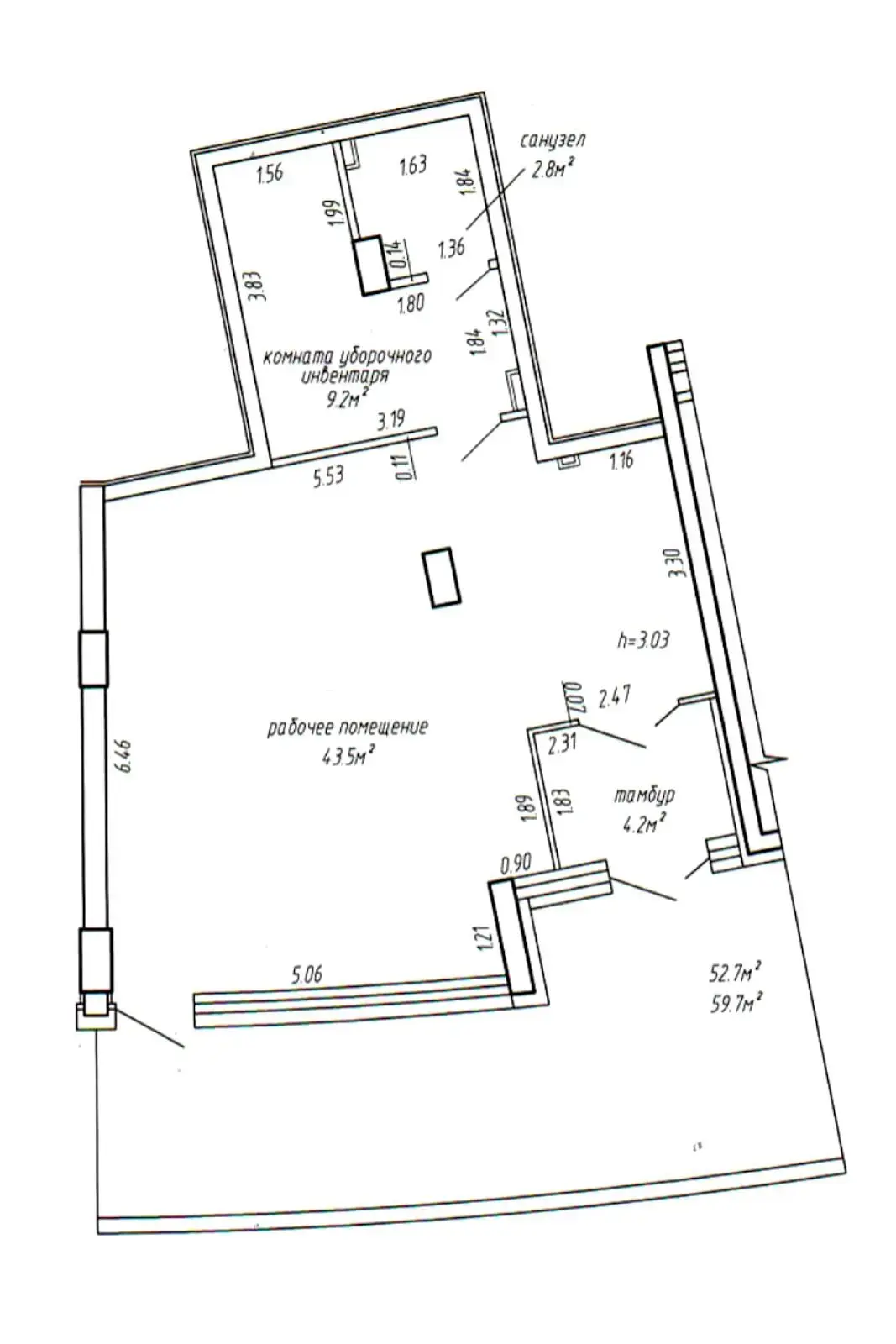 Помещение под сферу услуг в Минске, ул. Аэродромная, д. 32, код 3663 - фото 17