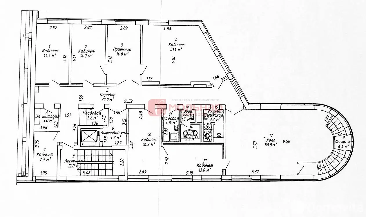 Аренда офиса на ул. Смоленская, д. 15А в Минске, 3094EUR, код 15587 - фото 13