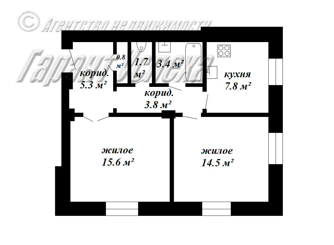 Купить 2-комнатную квартиру в Бресте, ул. Карла Маркса, 58190 USD, код: 844832 - фото 1