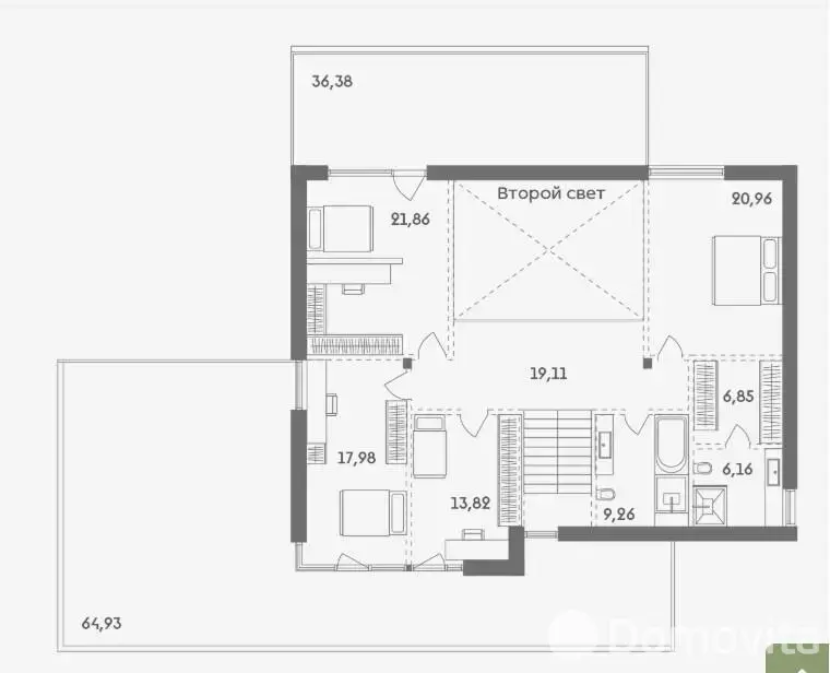 коттедж, Колодищи, 