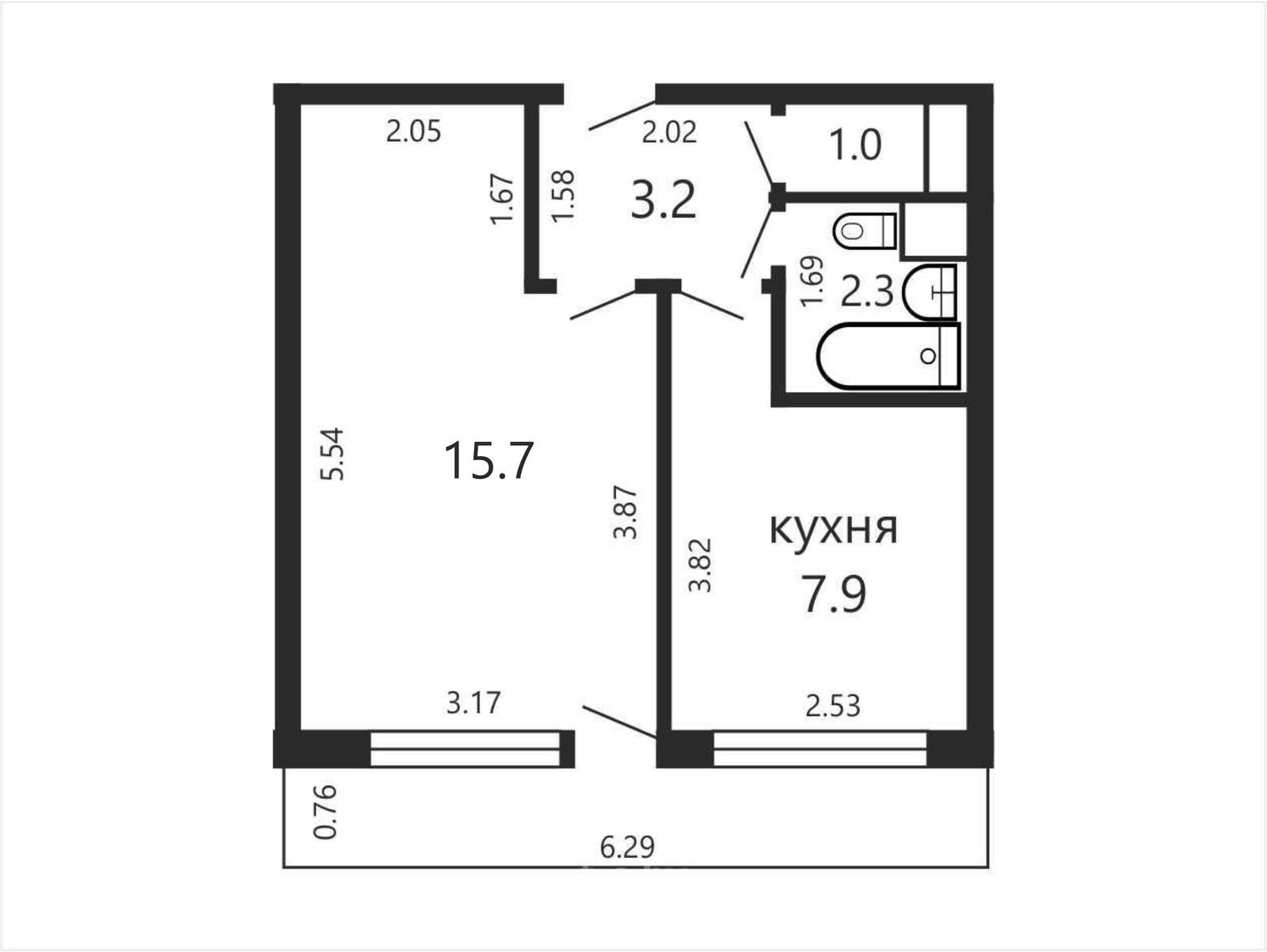 квартира, Минск, ул. Захарова, д. 67/2 на ст. метро Пролетарская