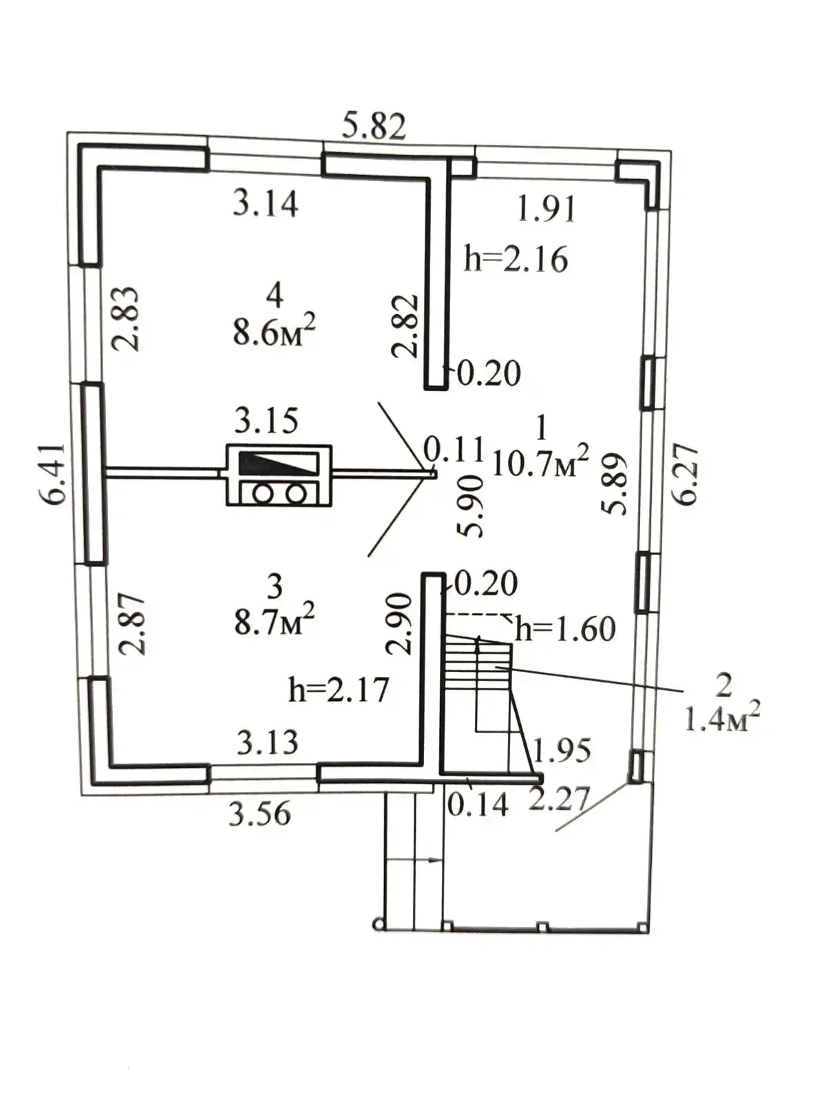 Продажа 2-этажной дачи в Колосово Минская область, 19900USD, код 185109 - фото 14