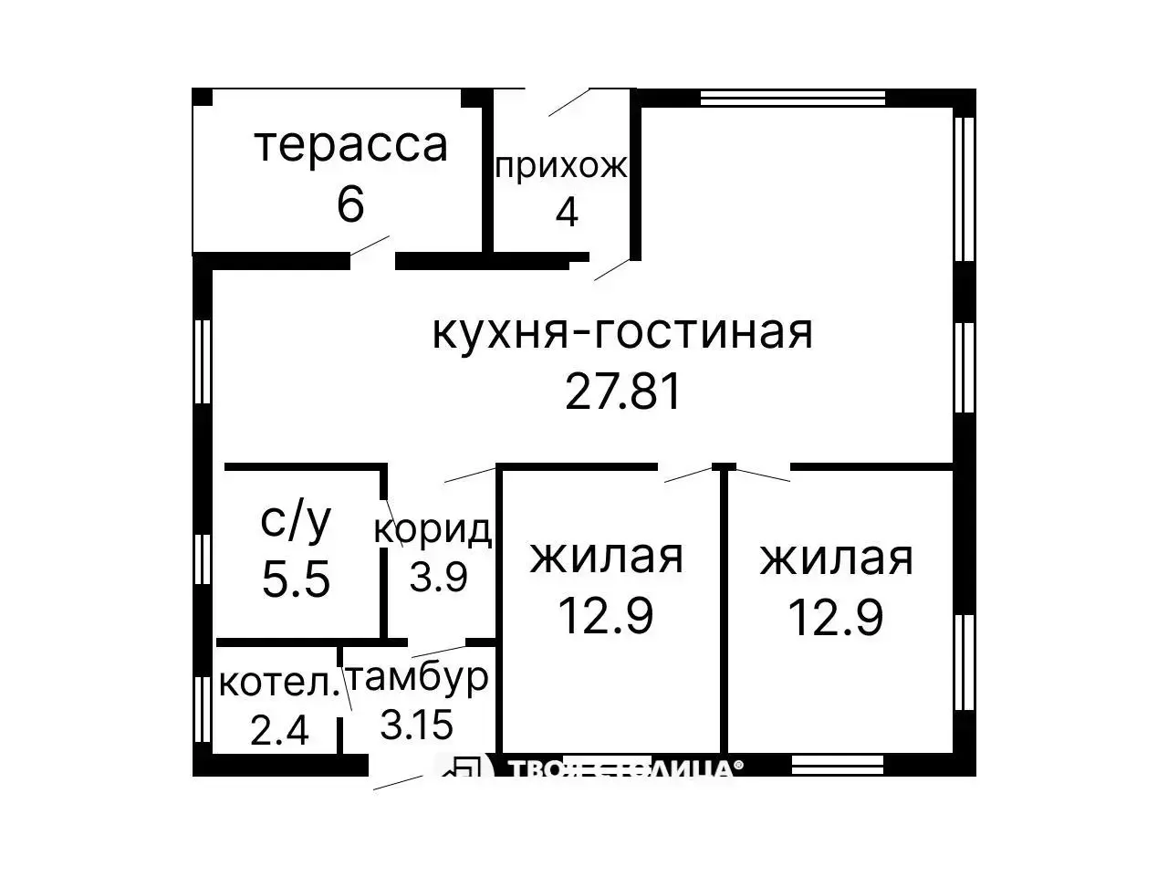 дом, Новая Гута, ул. Охотничья