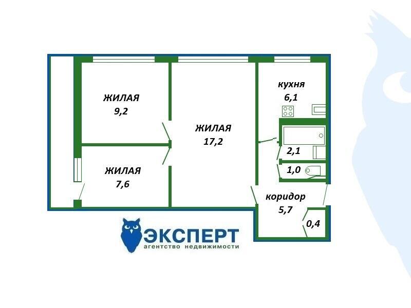 продажа квартиры, Минск, ул. Голодеда, д. 3