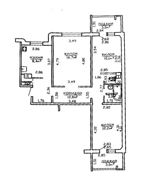 продажа квартиры, Гомель, ул. Головацкого, д. 83