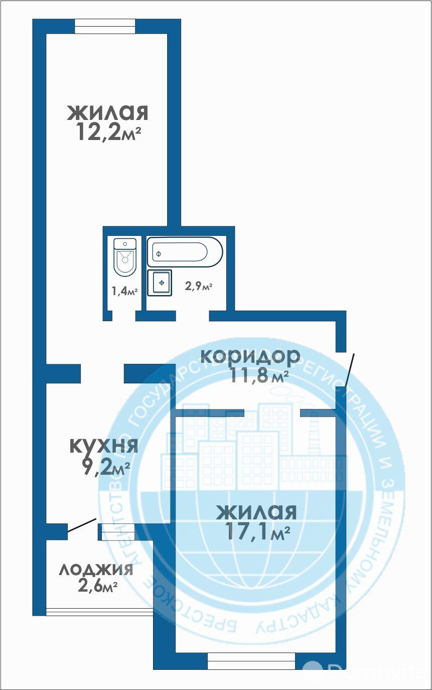 Продажа 2-комнатной квартиры в Барановичах, ул. Кирова, д. 95, 36000 USD, код: 1014520 - фото 2