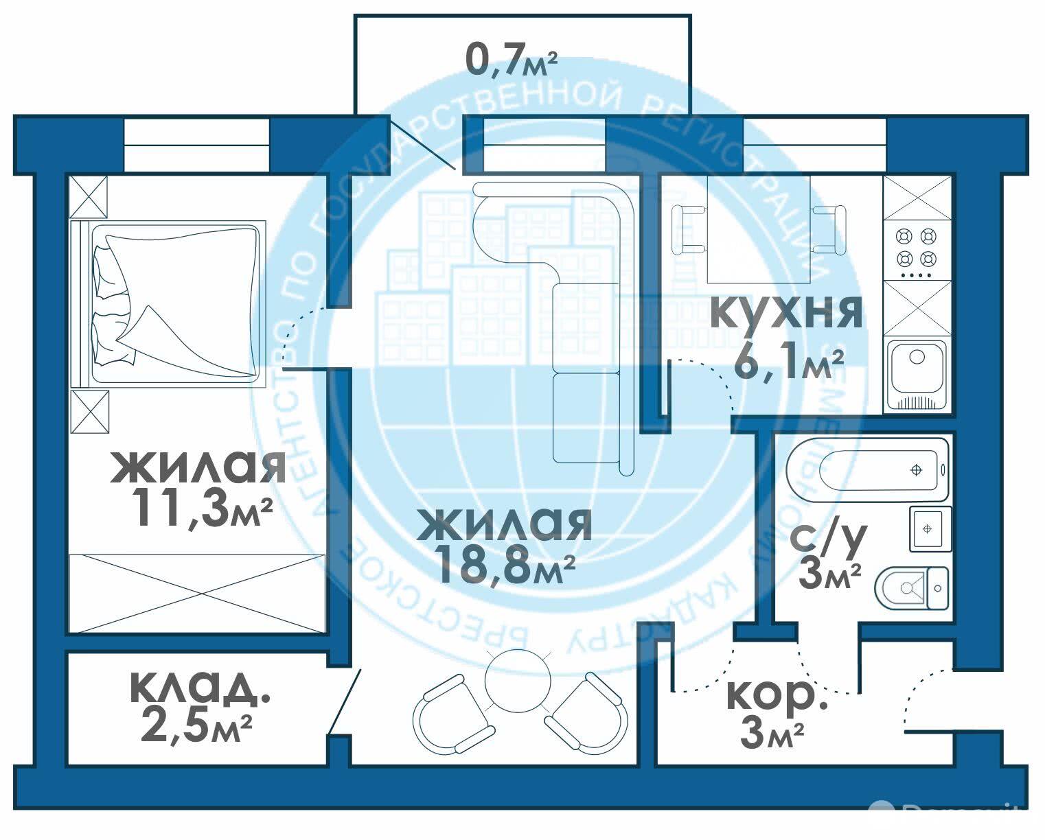 квартира, Барановичи, ул. Комсомольская, д. 29