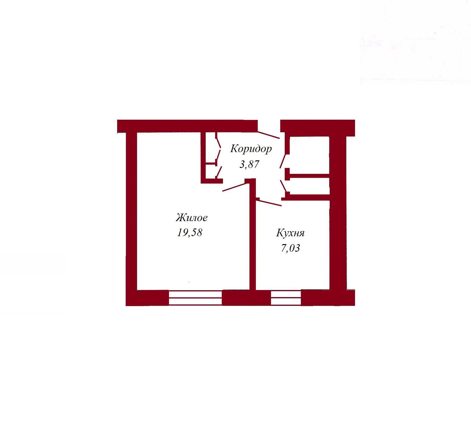 Продажа 1-комнатной квартиры в Пинске, ул. Центральная, д. 72, 22000 USD, код: 1027750 - фото 5