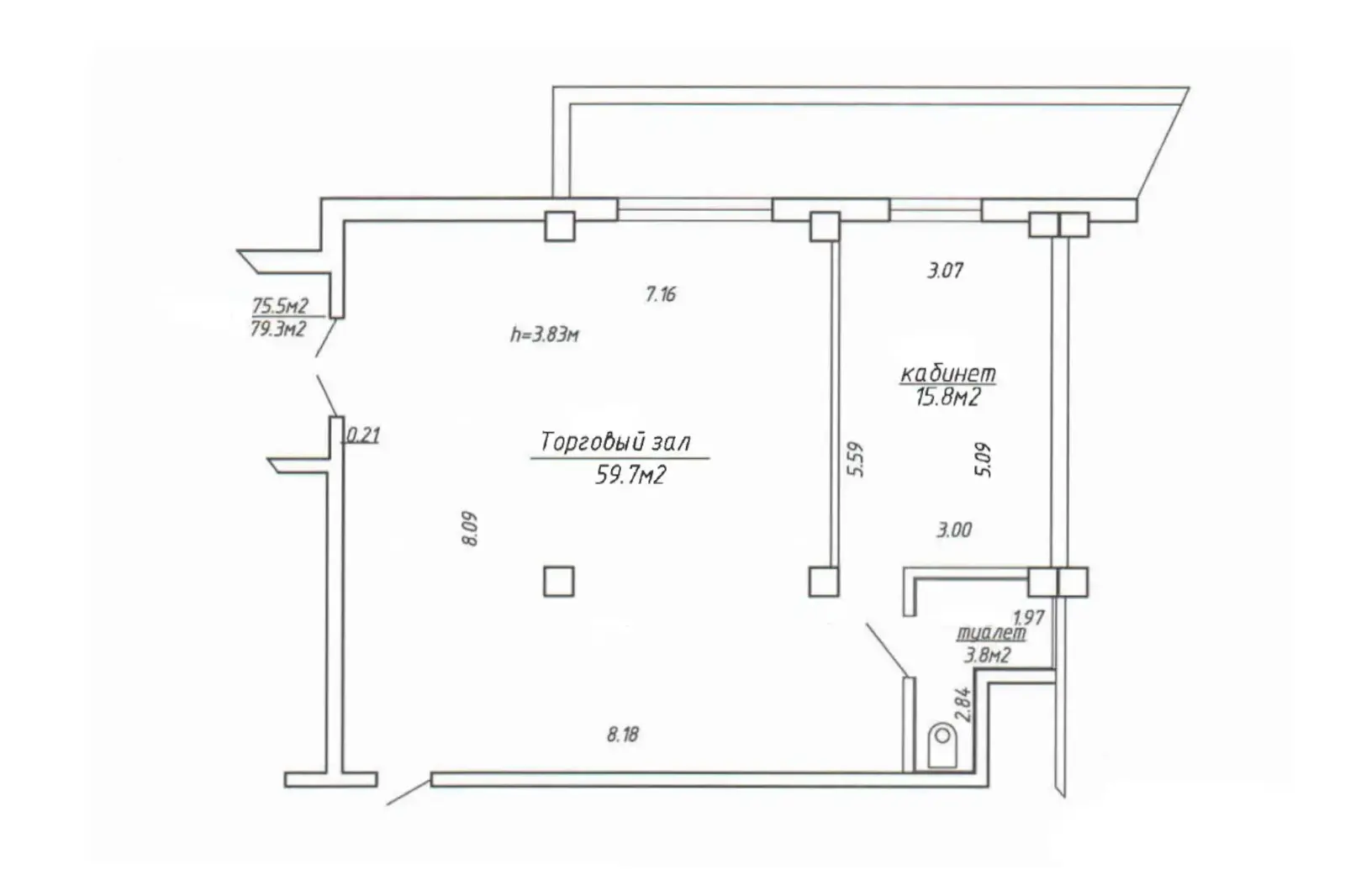 Продажа торговой точки на Игуменский тр-т, д. 16 в Минске, 98820USD, код 997724 - фото 13