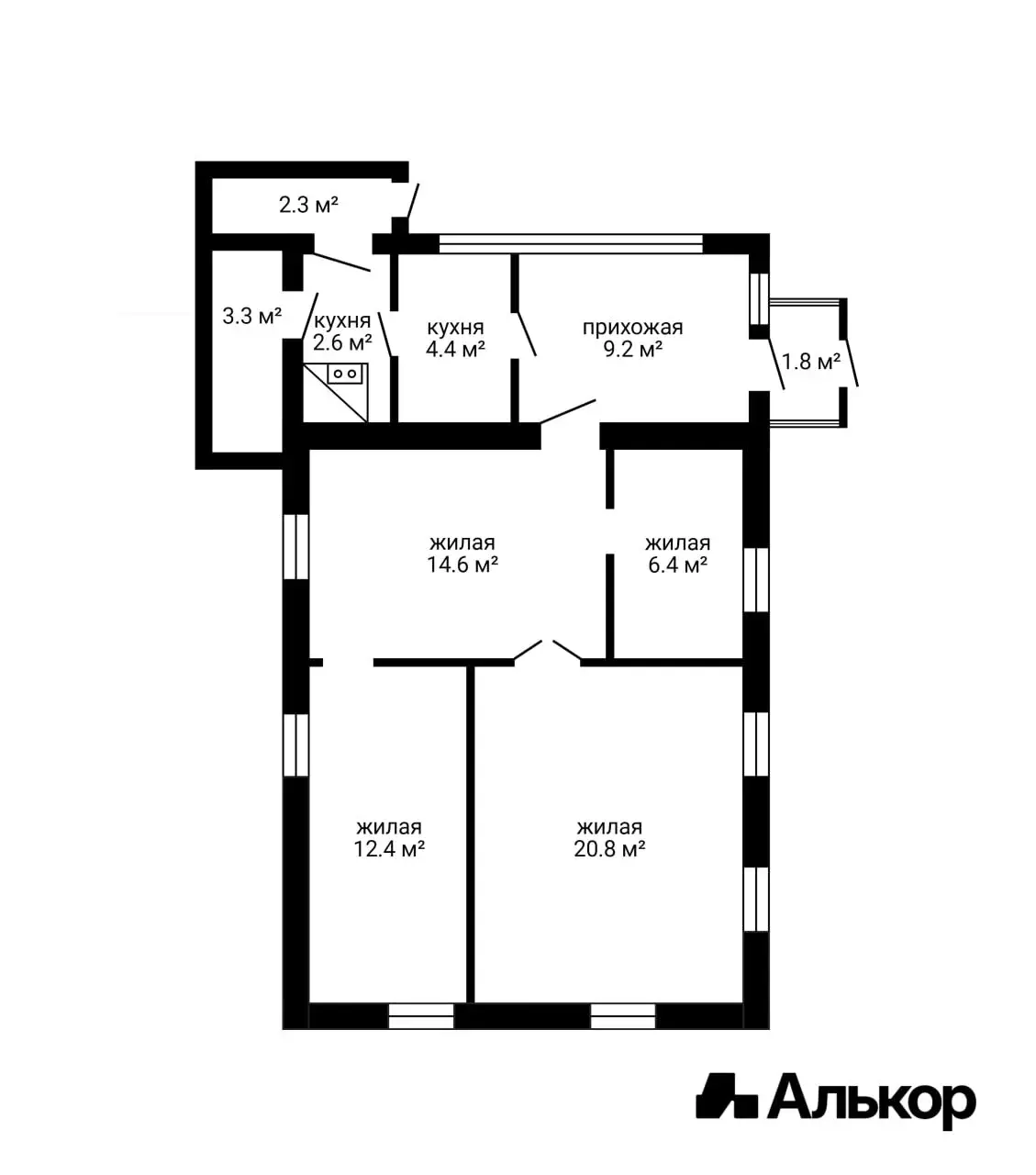 дом, Смолевичи, ул. 8 Марта, д. 6
