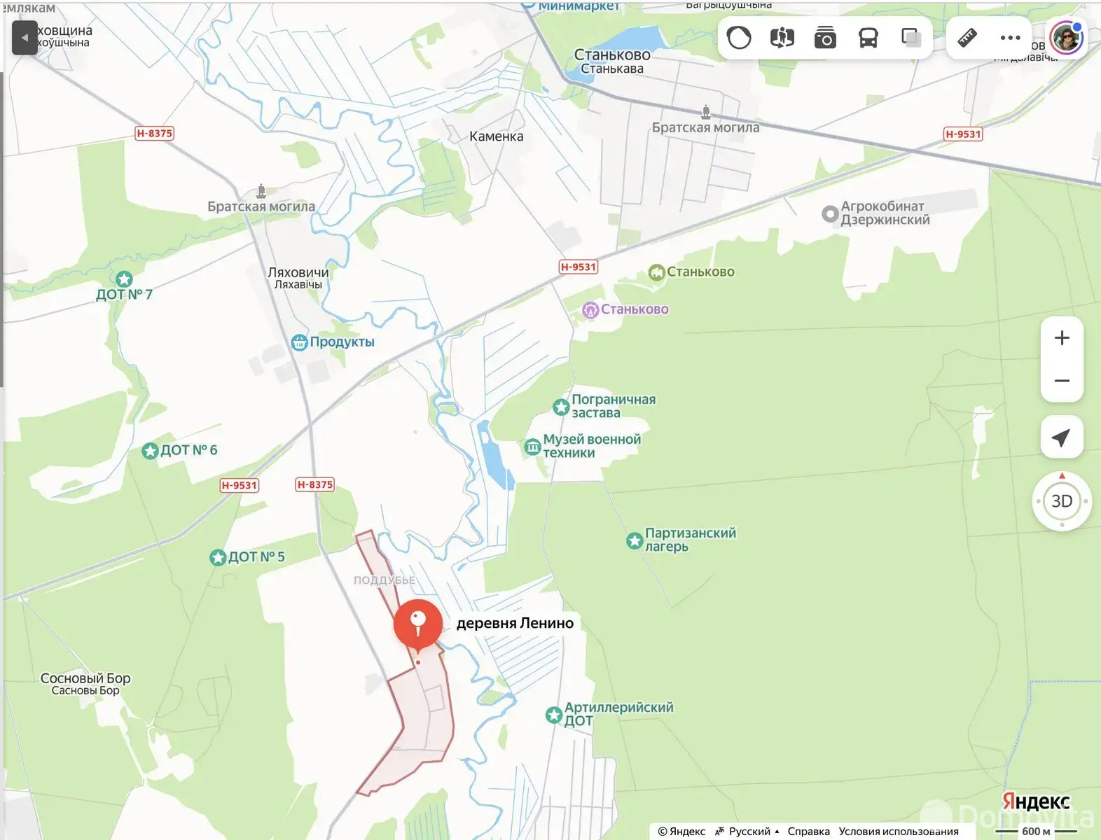 участок, Ленино,