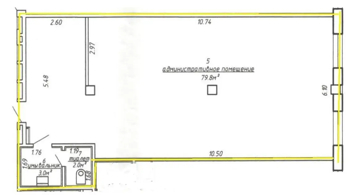 Снять офис на ул. Железнодорожная, д. 33/А в Минске, 2713BYN, код 16535 - фото 13