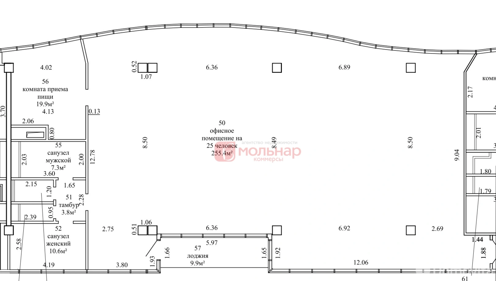 Снять офис на пр-т Победителей, д. 63В в Минске, 5603EUR, код 14247 - фото 12