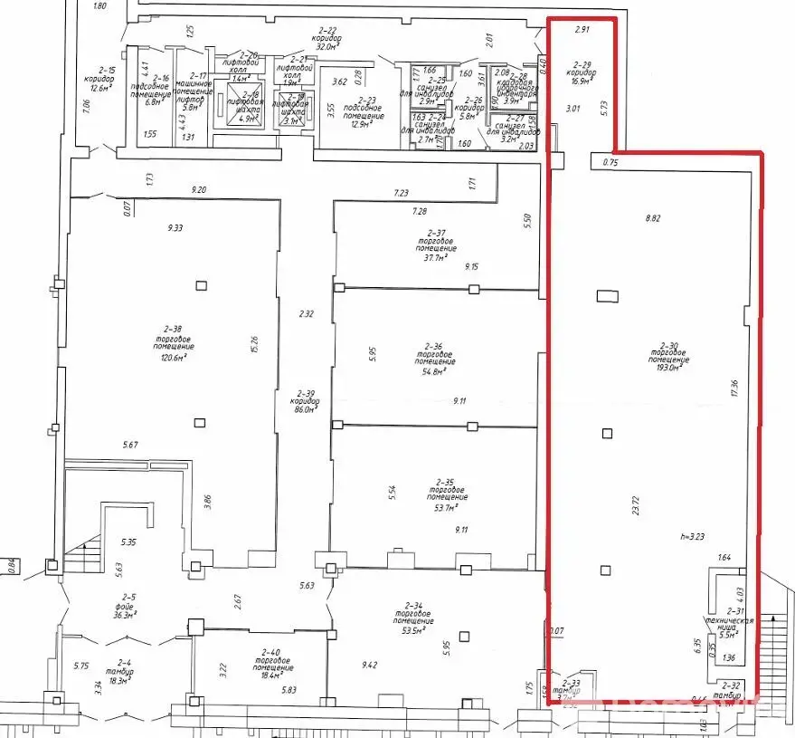 торговый объект, Минск, ул. Притыцкого, д. 23/А в Фрунзенском районе