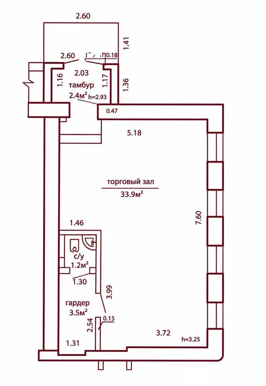 Продажа торгового помещения на ул. Антонова, д. 1 в Гродно, 102000USD, код 999140 - фото 13