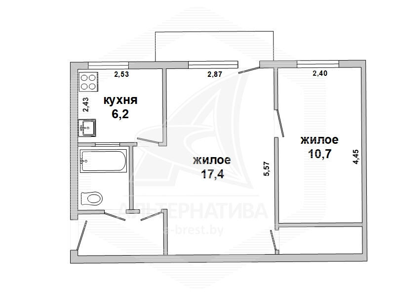 купить квартиру, Брест, ул. Жукова