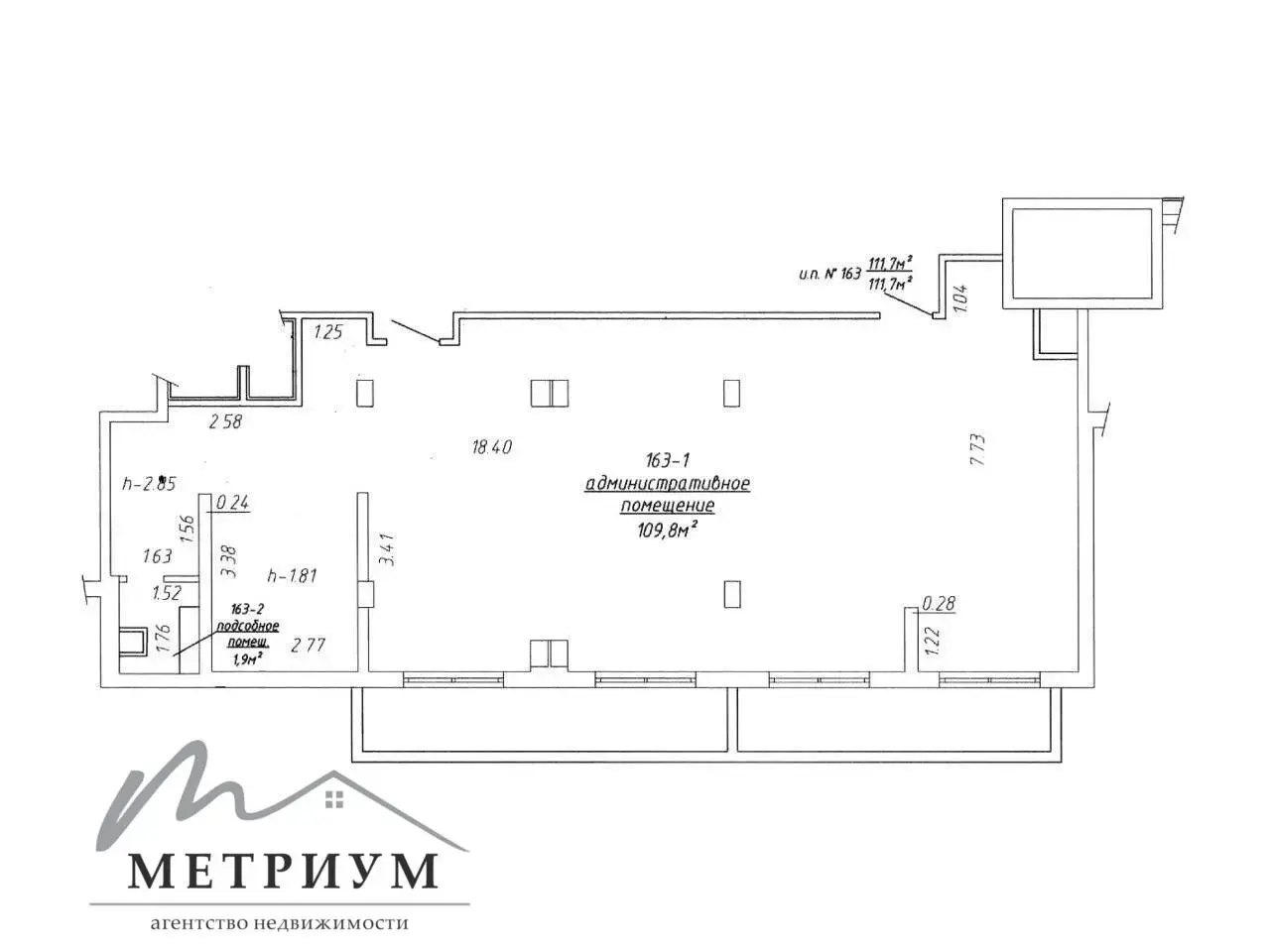 Снять офис на ул. Петра Мстиславца, д. 24 в Минске, 4468BYN, код 16364 - фото 8