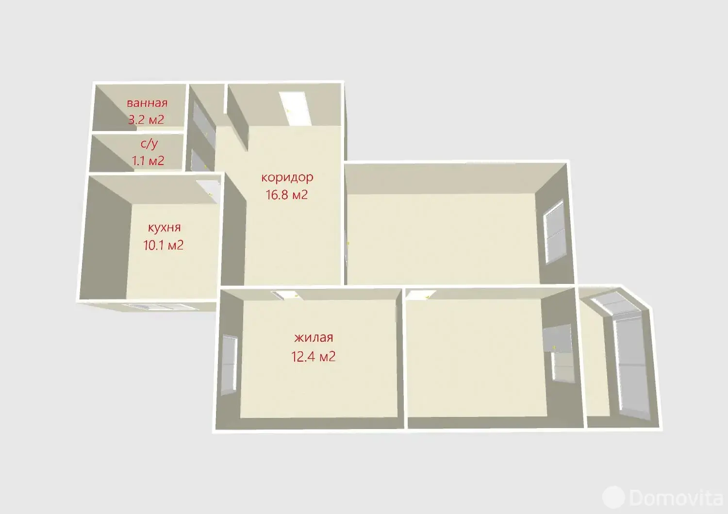 Купить комнату в Лесном, ул. Троицкая, д. 41, цена 30400 USD, код 7442 - фото 19