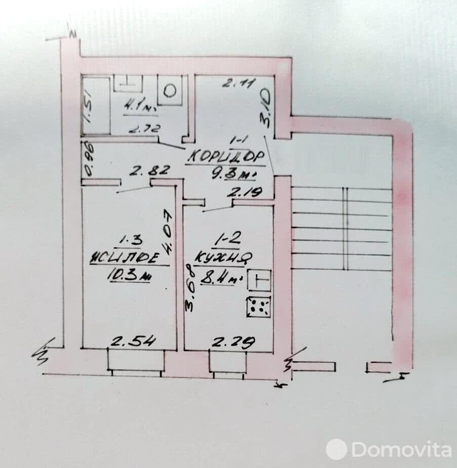 Купить 1-комнатную квартиру в Воложине, ул. Мира, д. 2, 19600 USD, код: 1055561 - фото 6