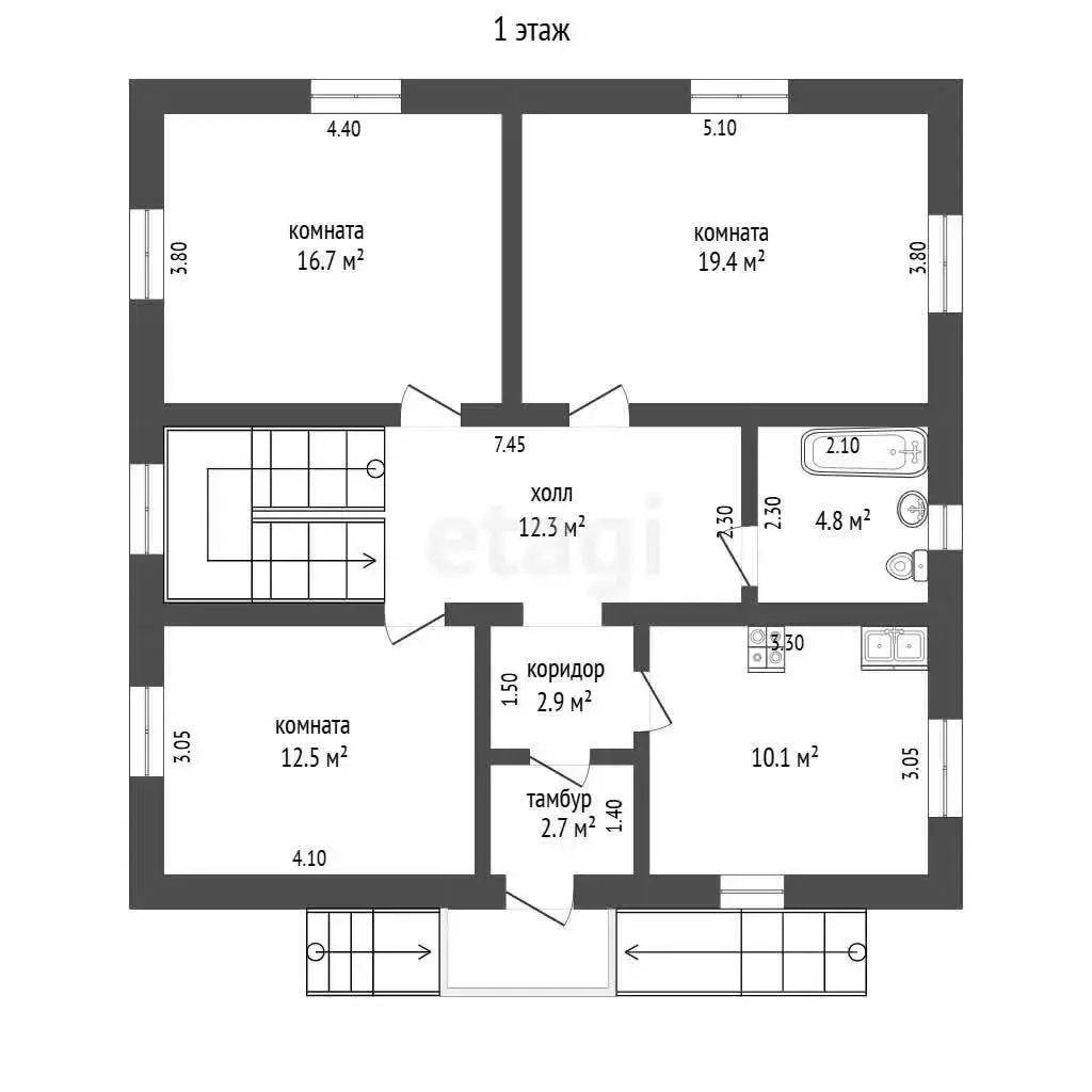 коттедж, Муражи, ул. Центральная 