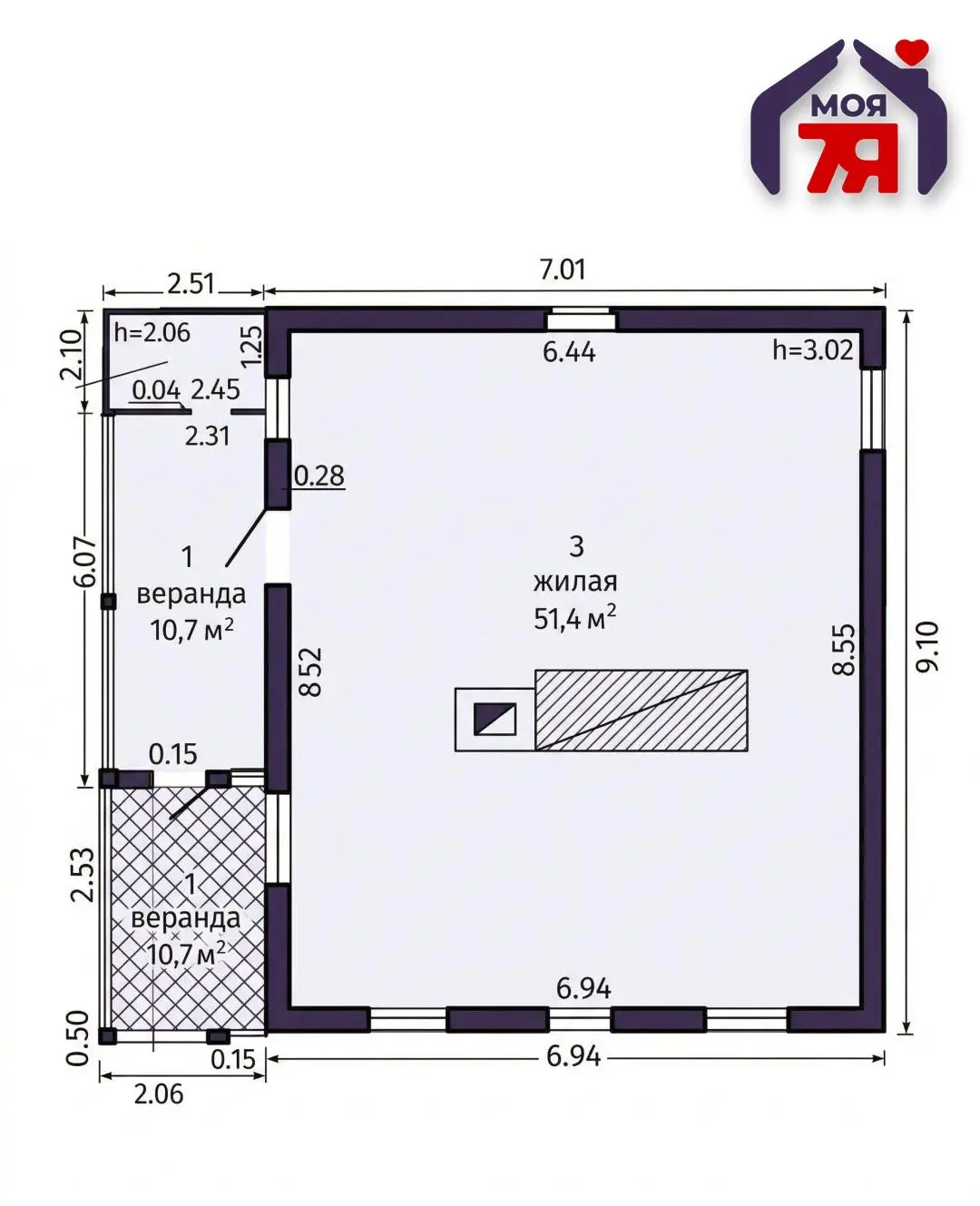 дом, Дукора, ул. Речная