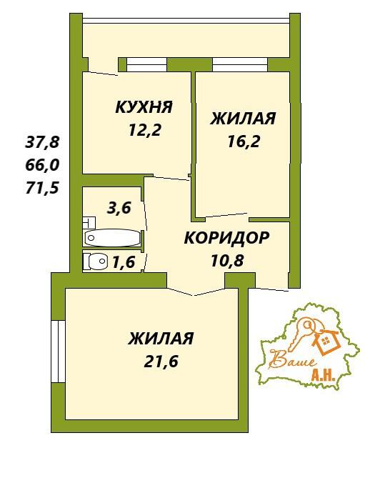 квартира, Гомель, пр-т Речицкий, д. 125 в Советском районе