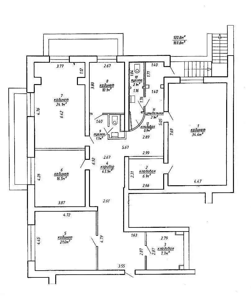 Купить офис на ул. Тепличная, д. 1 в Минске, 525000BYN, код 10706 - фото 8