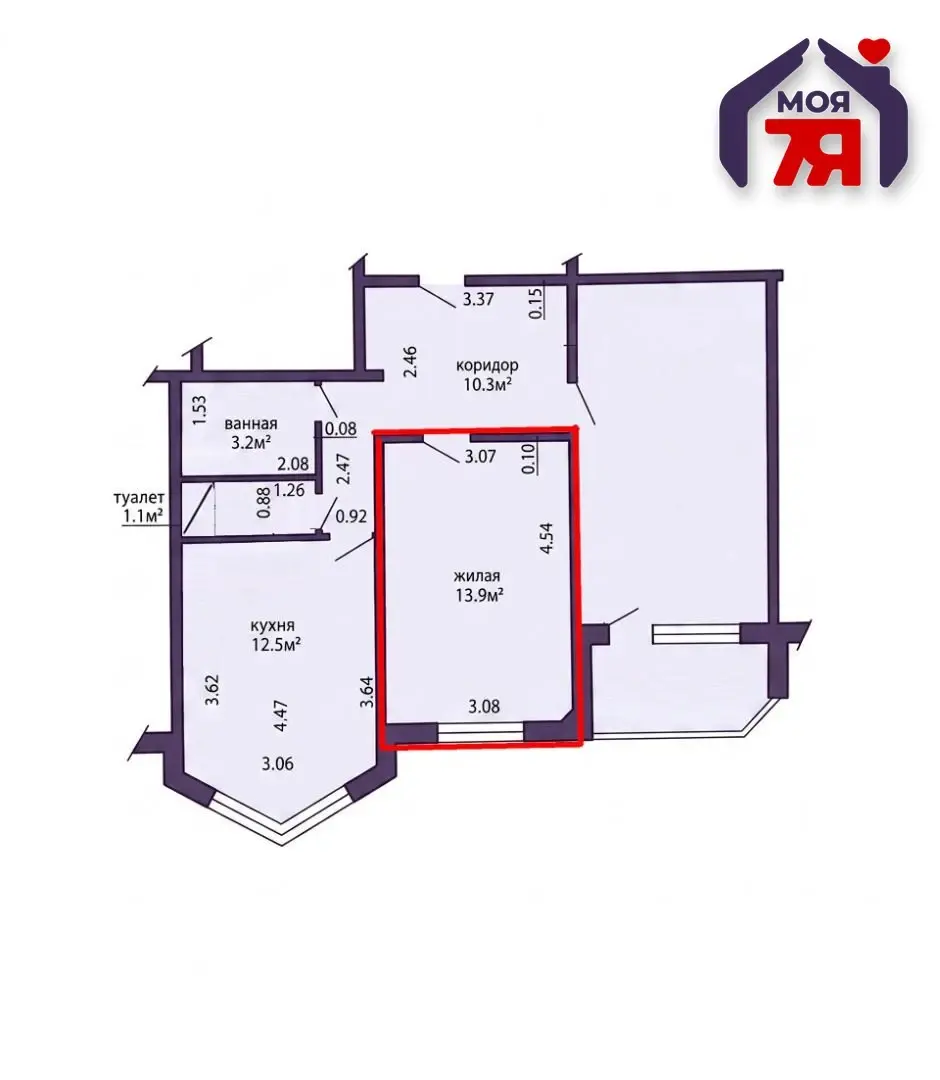 Купить комнату в Минске, ул. Чичурина, д. 4, цена 34200 USD, код 7678 - фото 14
