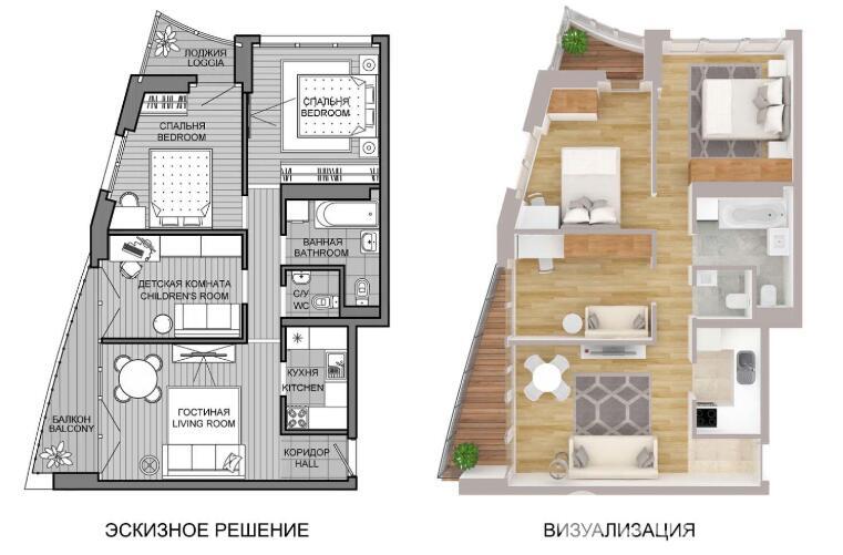 квартира, Минск, ул. Лейтенанта Кижеватова, д. 3/г в Октябрьском районе