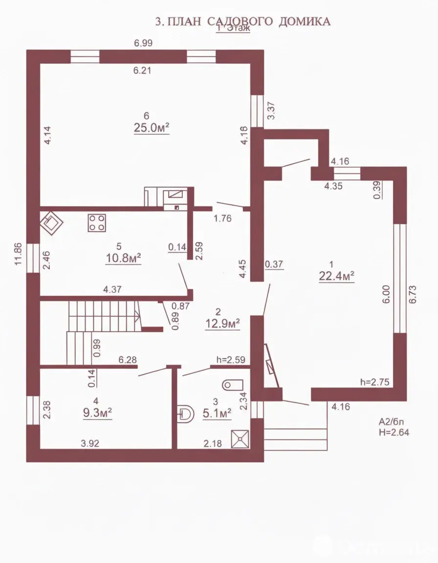 Купить 1-этажную дачу в Адпачынак - Гожа Гродненская область, 150000USD, код 185554 - фото 24