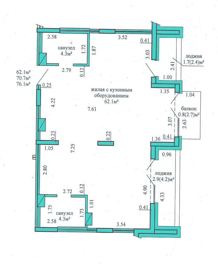 Купить 3-комнатную квартиру в Минске, ул. Братская, д. 9, 112000 USD, код: 1011160 - фото 2