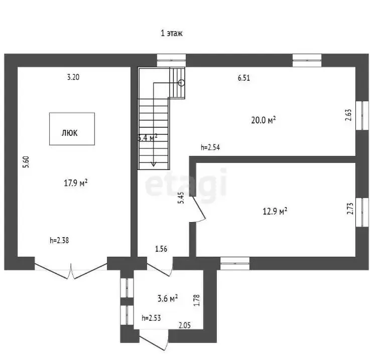 дом, Ветераны войны Загорья, д. 89, стоимость продажи 174 231 р.