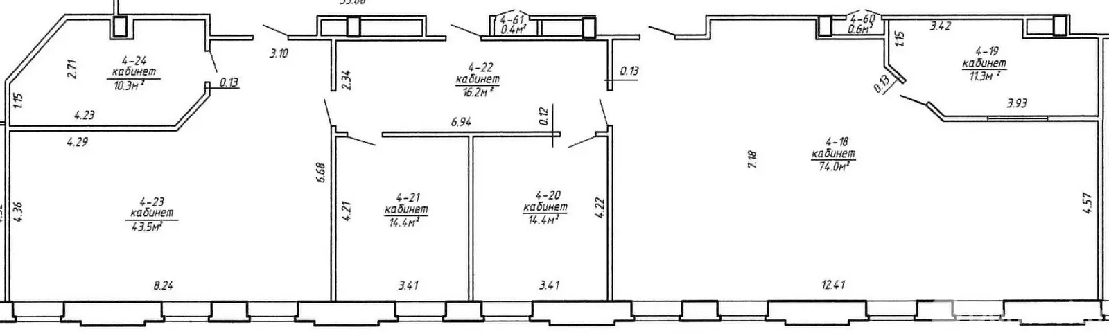 Аренда офиса на ул. Фабрициуса, д. 8/Б в Минске, 7179BYN, код 15279 - фото 13