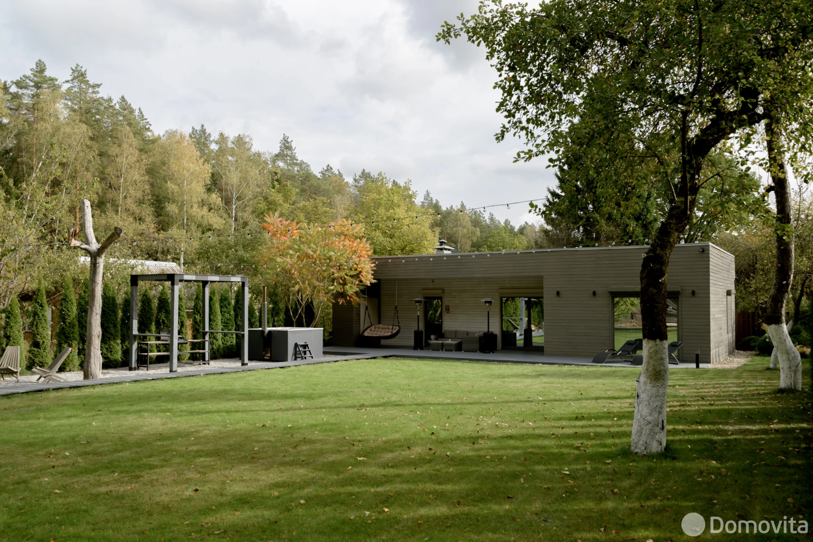  Коттедж Дом с баней и купелью около Крыжовки 8 км от МКАД на сутки в Урожай , 100USD, код 1342 - фото 1