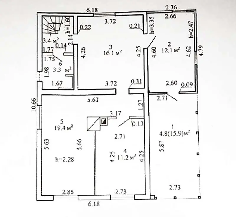 Купить 2-этажную дачу в Хомковщина-Окменица Витебская область, 41600USD, код 181276 - фото 19