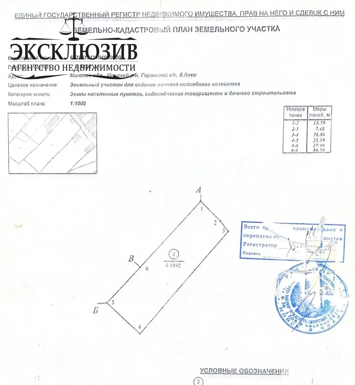 участок, Ляхи, 