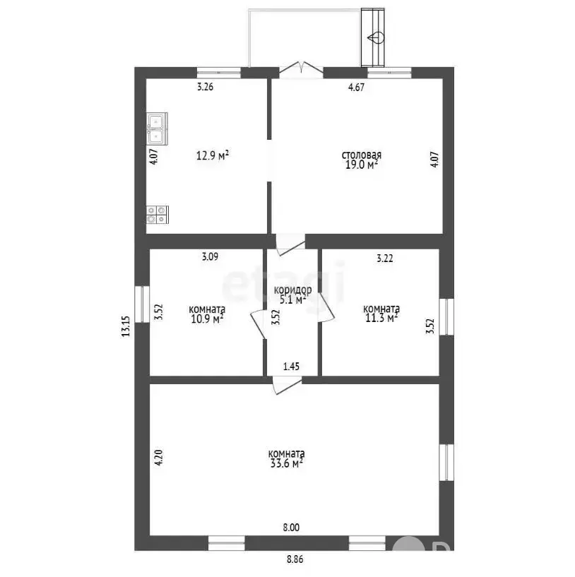 коттедж, Ратомка, ул. Дачная
