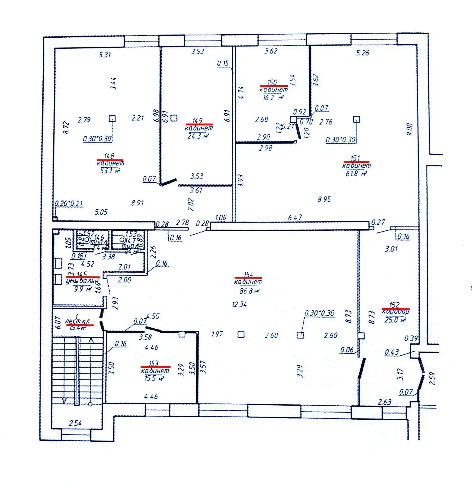 Аренда офиса на пер. Липковский, д. 34 в Минске, 1243USD, код 16861 - фото 36