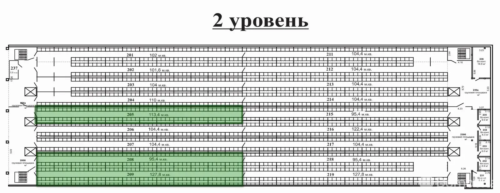 склад, Минск, ул. Домбровская, д. 15, стоимость аренды 1 701 р./мес.