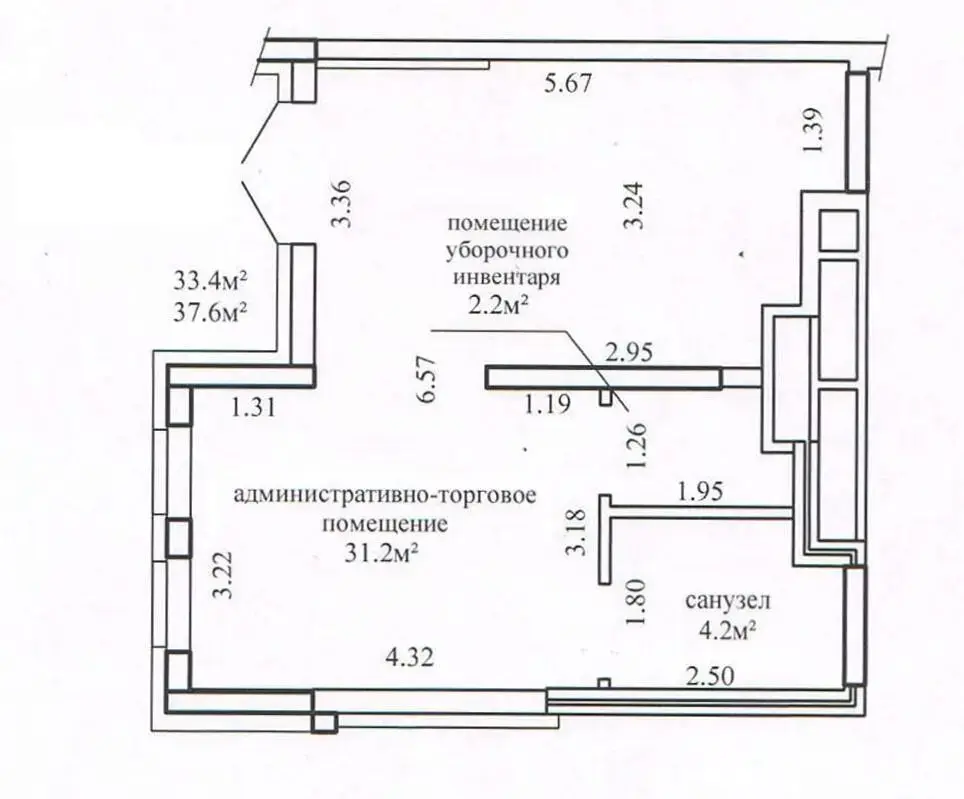 Снять торговую точку на ул. Михаила Савицкого, д. 23 в Минске, 827EUR, код 968195 - фото 8