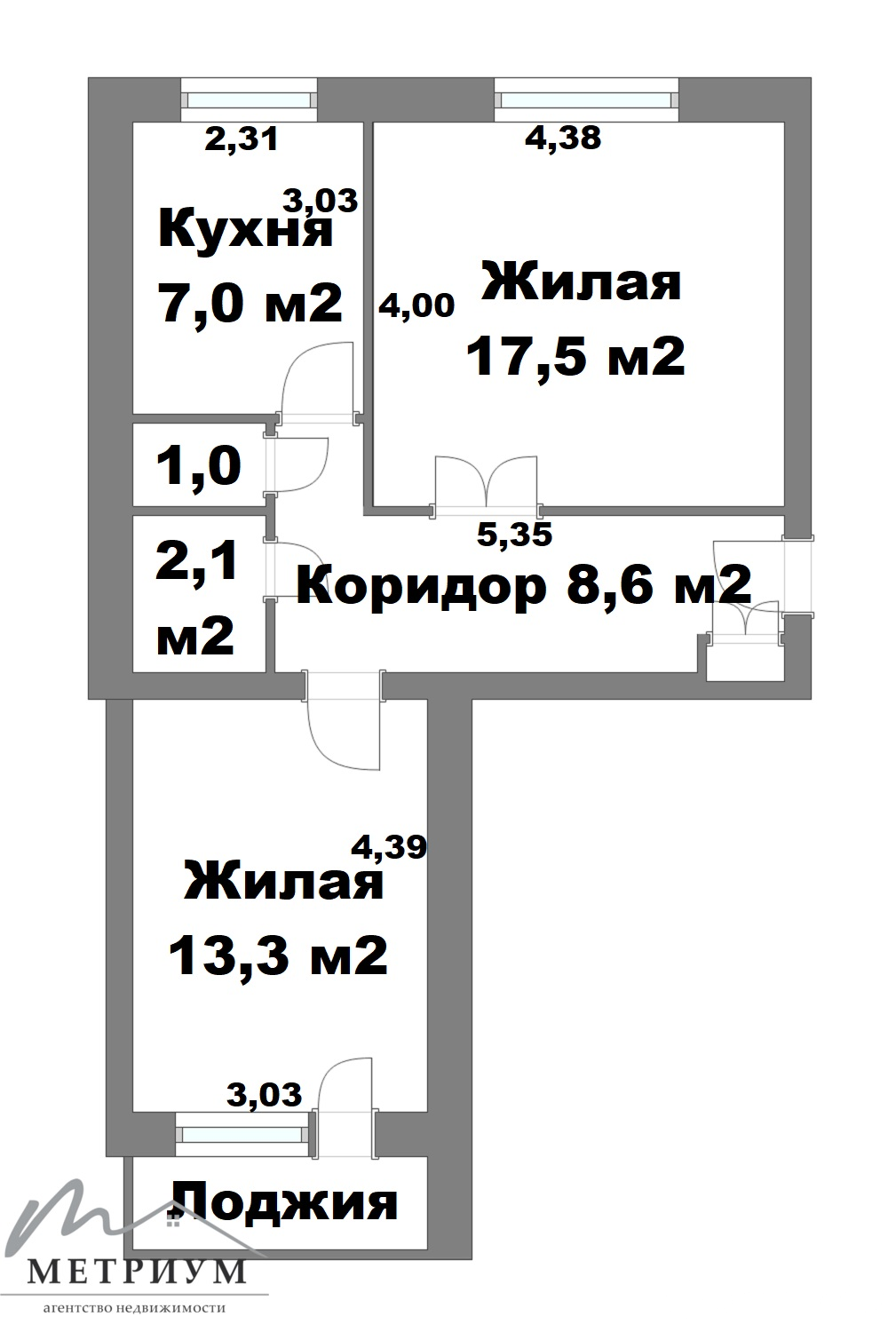 Продажа 2-комнатной квартиры в Минске, ул. Якуба Коласа, д. 25/2, 84000 USD, код: 1008782 - фото 2