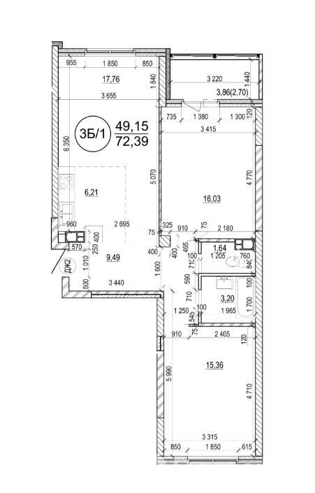 Стоимость продажи квартиры, Минск, ул. Разинская, д. 4