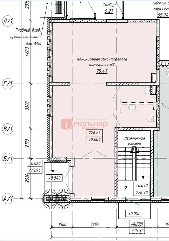 Снять торговое помещение на ул. Игоря Лученка, д. 16 в Минске, 1509EUR, код 966764 - фото 9
